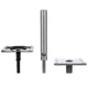 Attwood 97749-7 Swivl-Eze Lock?N-Pin ?-Inch Pedestal Package, Brushed...