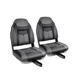 Goplus Low/High Back Boat Seats, Folding Seat with Stainless Steel Screws & A...