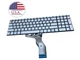 New For HP Pavilion 17-ar050wm 17-ar007ca 17z-ar000 CTO Backlit Keyboard Silver