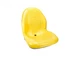 Rotary Brand Replacement High Back Seat 20" Yellow Pvc Vinyl 16504