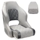NORTHCAPTAIN Captain's Bucket Seat with Boat Seat Cover,Light Grey/Charcoal