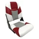 Wise Seats 1461-1774 Wise Baja Series High Back Seat, Brite White/Gray/Dark Red