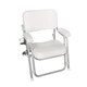 MARINE CITY Folding Boat Deck Chair - Aluminum Frame with Cushioned Foam Padding