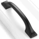 10 Pack Matte Black Cabinet Pulls 3 Inch(76mm) Kitchen Cabinet Handles Berossa