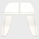 Ranger Boat Bow Seat Cushions | 2360 Bay White / Blue (Set of 4)