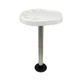 Springfield Party Platter Thread-Lock&trade; Surface Mount Table Package - White