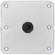 Swivl-Eze Lock'N-Pin 3/4" Zinc Plated Steel Plate, 7" x 7" Base