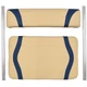 SunCatcher Boat Flip-Flop Cooler Seat Cushions 73523240 | Blue Khaki