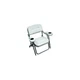 Wise Seats 3367-784 Wise Deluxe Offshore Folding Deck Chair, Brite White