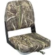 ERGOSEAT Folding Boat Seats Padded Camo Fishing Boat Chair with Backrest Marine