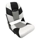 Wise 1461-1782 Baja Series High Back Boat Seat, Brite White / Grey / Black