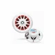 Boss Audio 5.25" Marine Speakers Boat Waterproof White Pair RGB Lighting Remote