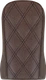 SADDLEMEN Renegade Pillion Pad Sport Brown Lattice Stitched FLSB FXLR