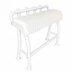 Dolphin Centre Console Pro T Top Leaning Post Boat Seat L 40in Long White Frame