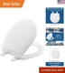 TC50TTA MARINE Toilet Seat, Small Toilet Seat Made for Boats and RVs, Durable...