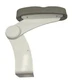 TACO Marine Starboard Side Aluminum Pivot Armrest with Grey Pad K10-0006B-SKW