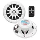Boss Audio MRGB55W 5.25" Marine Speakers w/RGB Lighting - White (MRGB55W)