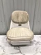 boat captains chair seat white with Springfield mounts D3725
