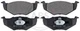 37092 A.B.S. Brake pad set, disc brake for Seat, VW