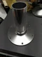 SEAT PEDESTAL 70780- 9" ALUMINUM BASE 9.25" 2-7/8 TUBE GARELICK (1-SA1) 