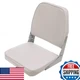 Attwood 98395Gy Low-Back Padded Boat Seat Gray High-Impact Plastic Frame 15