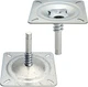 Boat Seat Base Pedestal Pin Mount Plated for 3/4" Marine Silver 