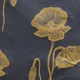 Larson Boat Fabric | Flower Woven Blue / Gold 54 Inch (YD)