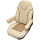 Godfrey Monaco Pontoon Boat Reclining Helm Seat 485967 | Quilted Tan