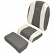 Ranger Boat Leaning Post Seat Cushions | Bay Series Dark Gray White