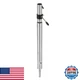 Attwood Lockn-Pin 3/4 Adjustable Power Pedestal Boat Seat Pin Post Sp-3204-R-T