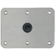 Swivl-Eze Lock'N-Pin 4" x 8" Stainless Steel Base Plate, 3/4" Pin