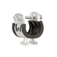 OATEY 33963 Cushion Pipe Clamp 1 x 3/4 in Steel EPDM