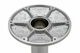Garelick/Eez-In 75531:01 Ribbed Series Fixed Overall Height Pedestal - 9"
