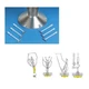 Garelick Stainless Steel Toggle Bolt Anchors 6pk 21026