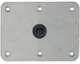 Attwood Marine SP-66839 Steel Pedestal Seat Base Plate 6 x 8 For 3/4" Pin