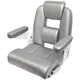 Blue Wave Boat Genesis Bolster Helm Seat BW33702+3W | Wise Silver Vinyl