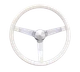 Grant Products 832W Steering Wheel 14-3/4in Diameter 3 Spoke White Cushion Grip