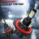 9008, H13 LED Bulbs Headlights 2 Pack for Polaris Ranger RZR 800S 900S 1000 XP