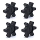 4 Pack L075 NBR Rubber Spider Insert Fits L-Jaw Couplings 1-3/4in OD Cushion New