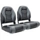 NORTHCAPTAIN Deluxe Marine High Back Boat Chair Fold-Down Fishing Boat Seats ...
