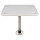 Springfield 16" x 28" Rectangle Table Package - White Thread-Lock (1690107)