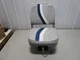Marine Boat Folding Grey Blue White Seat With 7" Pedestal