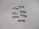 MASTERCRAFT (01-11) STRAP EYE PLATED REAR SEAT BRACE SET OF (7) 530505 BOAT