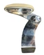 TACO Marine Pivot Armrest Port Side Stainless Steel Tan Pad K10-0009A #2