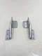 TECLA MF3358 SILVER 6 1/4" L X 3 1/4" W X 2" H HINGE BRACKET PAIR MARINE BOAT