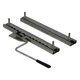 Springfield Slide Rails Boat Seat Chair Mount 2-Piece Bent Handle Stainless 6"