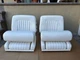 Garelick Ladder Back Flip-Up Bolster Marine Boat Seat *PAIR*  48940