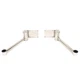 Scout Boat Fold Out Stool Pedestals | Stainless Steel (Set of 2)